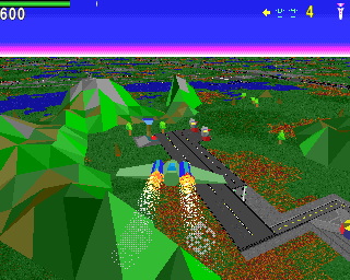 Screenshot showing toned-down hill colours